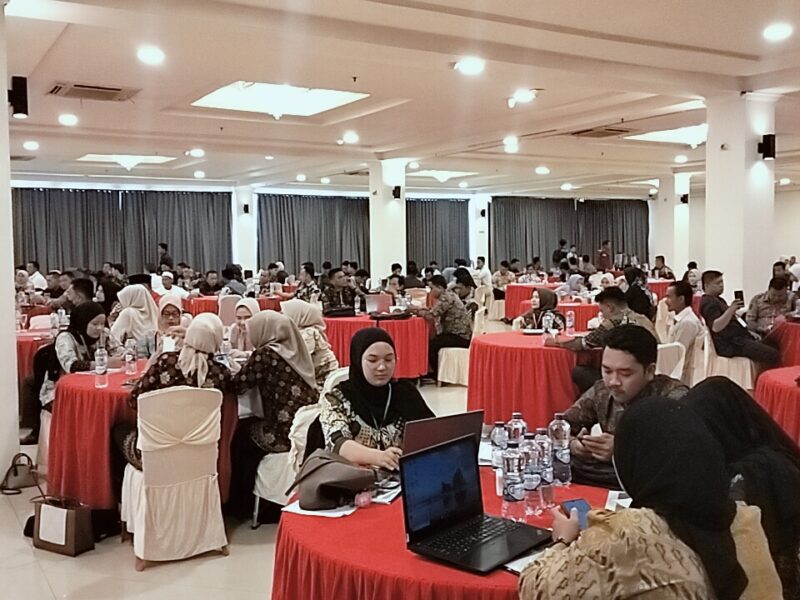 Bimbingan Teknis (Bimtek) Peningkatan Kapasitas Aparatur Pemerintah Desa se-Kabupaten Musi Rawas Utara (Muratara) Tahun 2025, Kamis (16/10/2025).